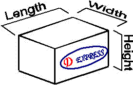 Volumetric weight dimensions